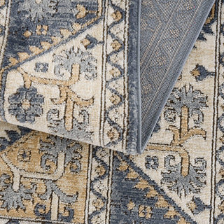Sunvega Traditional Vienna Tiles Printed Machine Woven Polypropylene Area Rug