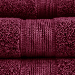 Sunvega 8-Piece Premium Cotton Towel Set with Antimicrobial Treatment for Health and Wellness