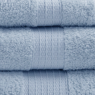 Sunvega GOTS Certified 650GSM Organic Long Staple Cotton 6 Piece Towel Set