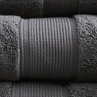 Sunvega 8-Piece Premium Cotton Towel Set with Antimicrobial Treatment for Health and Wellness