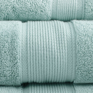 Sunvega 8-Piece Premium Cotton Towel Set with Antimicrobial Treatment for Health and Wellness