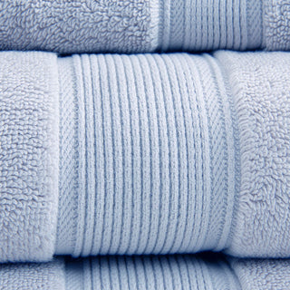 Sunvega 8-Piece Premium Cotton Towel Set with Antimicrobial Treatment for Health and Wellness