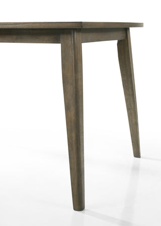 Sunvega Vintage Walnut 72 Inch Wide Rectangle Dining Table with Distressed Pattern