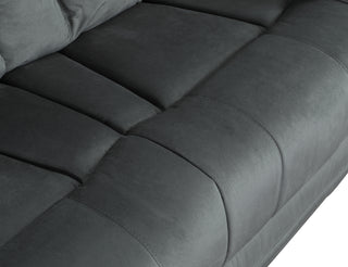 Sunvega Reclining Microfiber Sofa with Lumbar Support and Stainless Steel Base