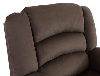 Sunvega Microfiber Fabric Upholstered Sofa with Stainless Steel Base and Lumbar Support