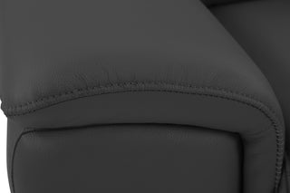 Sunvega Genuine Italian Leather Power Recliner Chair with USB Charger