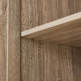 Sunvega Two Door Storage Cabinet with Adjustable Shelf Made of MDF Board for Bathroom
