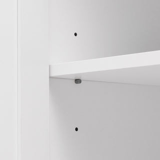 Sunvega Two Door Storage Cabinet with Adjustable Shelf Made of MDF Board for Bathroom