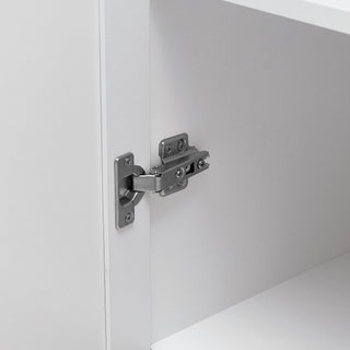 Sunvega Two Door Storage Cabinet with Adjustable Shelf Made of MDF Board for Bathroom