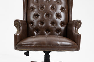 Sunvega Executive Office Chair with High Back Reclining and Thick Padded PU Leather