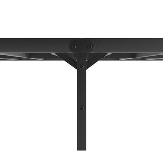 Sunvega Metal Platform Bed Frame with Headboard for Modern Bedroom No Box Spring