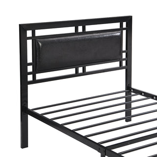 Sunvega Full Metal Bed with Sturdy Steel Structure for Modern Bedroom