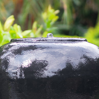 Sunvega Outdoor Cement Urn Fountain with Unique Design for Garden and Patio