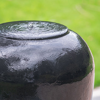 Sunvega Outdoor Cement Urn Fountain with Unique Design for Garden and Patio