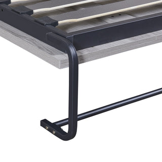 Sunvega Full Size Murphy Bed Folding into Cabinet with Solid Metal Frame