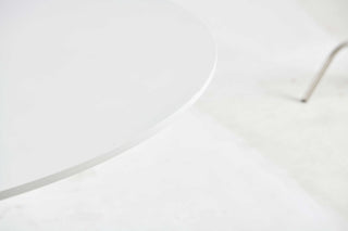 Sunvega Mid-century Dining Table for 4-6 People With Round MDF Top