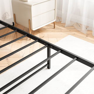 Sunvega Twin Size Bed Frame with Storage Headboard, Charging Station, and Bookcase