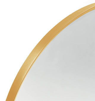 Sunvega 20x30 Inch Black Arched Wall Mirror with Anti-Rust Aluminum Frame