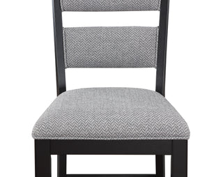 Sunvega Transitional White Finish Upholstered Counter-Height Dining Bench with Linen Look Fabric