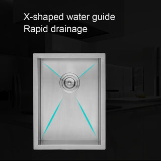 Sunvega 32x19 Inch Undermount Kitchen Sink with Superior Drainage and Soundproofing