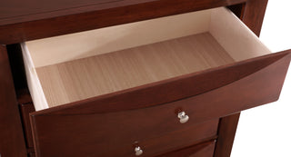 Sunvega Dark Brown Tufted Polyurethane Upholstered King Size Bed Frame