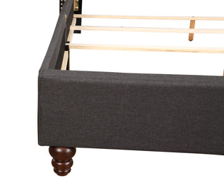 Sunvega Elegant Transitional Full Upholstered Bed with Durable Upholstery and Sleek Silhouette