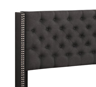 Sunvega Transitional Queen Bed with Headboard for Comfortable Lounging