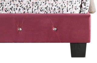 Sunvega Full Bed With Cherry Finish For Modern And Transitional Bedroom Styles
