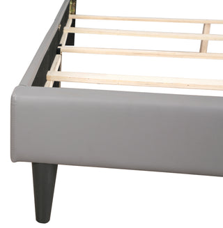 Sunvega Twin Bed Frame in Crisp White for Compact Living Areas