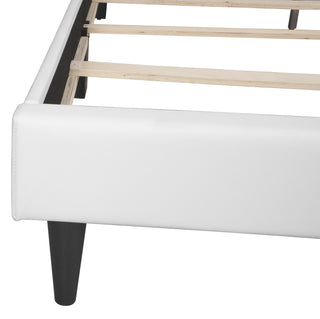 Sunvega Stylish Casual Gray Queen Bed Frame with Durable Support