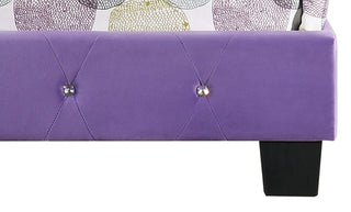 Sunvega Strong Twin Bed with Vivid Purple Color for Stylish Spaces