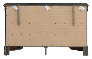 Sunvega Metallic Black Transitional Storage Solution with Multiple Drawers