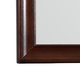 Sunvega Cappuccino Nightstand with Curved Drawer Fronts and Real Wood Veneers