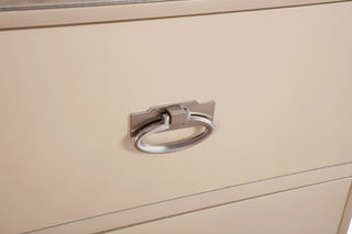 Sunvega Contemporary Pearl Nightstand With Versatility For Modern Bedroom