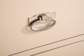 Sunvega Elegant Pearl-Finished Durable Storage Chest with Soft Edges for Modern Decor