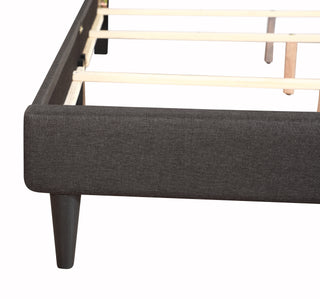Sunvega Stylish Casual Gray Queen Bed Frame with Durable Support