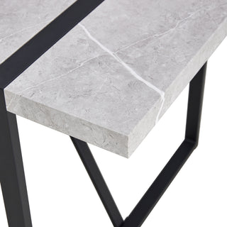 Sunvega Round MDF Dining Table for Kitchen with 42 Inch Spacious Tabletop
