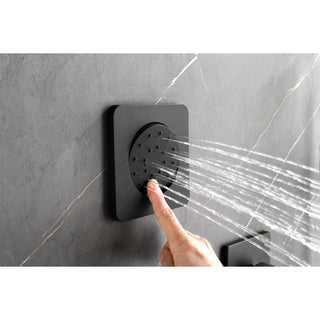 Sunvega Wall Mounted Rainfall Shower System with Hand Shower and Bodysprays