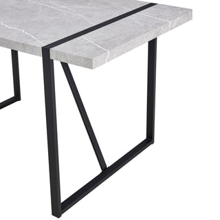 Sunvega Round MDF Dining Table for Kitchen with 42 Inch Spacious Tabletop