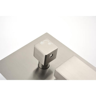 Sunvega Ceiling Mounted Rainfall Shower System Combo with Handheld and Self-Cleaning Nozzle