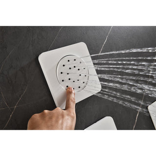 Sunvega Wall Mounted Rainfall Shower System with Hand Shower and Bodysprays