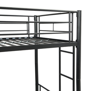 Sunvega Metal Bunk Bed with Trundle for Modern Space Saving Bedroom