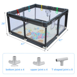 Sunvega Portable Removable Playpen Enclosure for Indoor and Outdoor Child Pet Care
