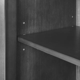 Sunvega Adjustable Shelf Storage Sideboard with Retro Metal Handles and Pinewood Legs
