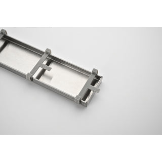 Sunvega 24 Inches Linear Shower Drain with Hair Strainer and Leveling Feet