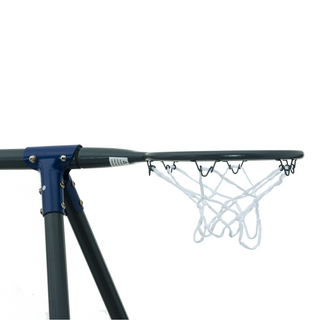 Sunvega Saucer Swingset with Mini Slide Net Swing for Outdoor Playground Age 3+