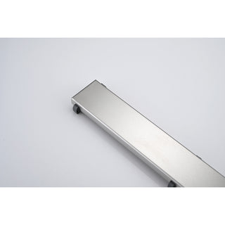 Sunvega 24 Inches Linear Shower Drain with Hair Strainer and Leveling Feet