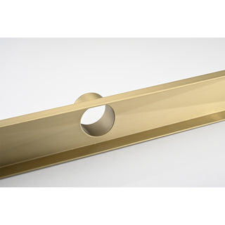 Sunvega 24 Inches Linear Shower Drain with Hair Strainer and Leveling Feet