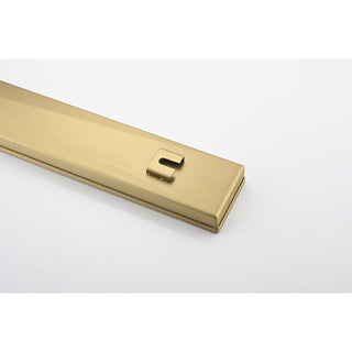 Sunvega 28 Inches Linear Shower Drain with Hair Strainer and Leveling Feet