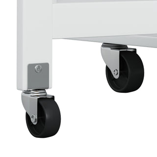 Sunvega Multi-Functional Kitchen Island Cart with 2 Door Cabinet and Two Drawers